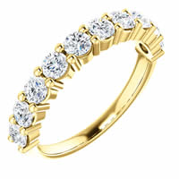 Item # SR128555100E - 18K Gold Anniversary Band. 1.00CT