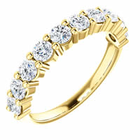 Item # SR128555100 - 14K Gold Anniversary Ring. 1.0CT