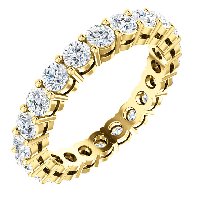 Item # SR128658175E - 18K Yellow Gold Eternity Band