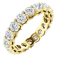 Item # SR128658275E - 18K Yellow Gold Diamond Eternity Band. 2.75CT TW