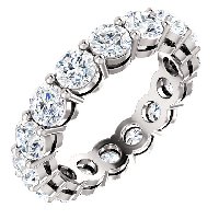 Item # SR128658275PP - Platinum Diamond Eternity Band. 2.75CT TW.