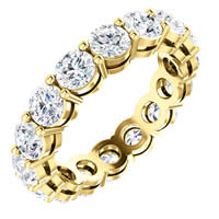 Item # SR128658350E - 18K Yellow Gold Eternity Band