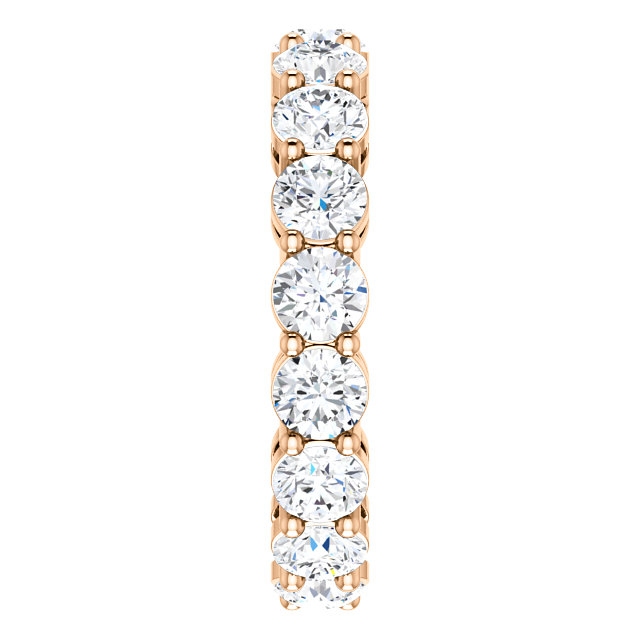 Item # SR128658350RE View 4 - 18K Rose Gold Eternity Band. 3.50CT TW