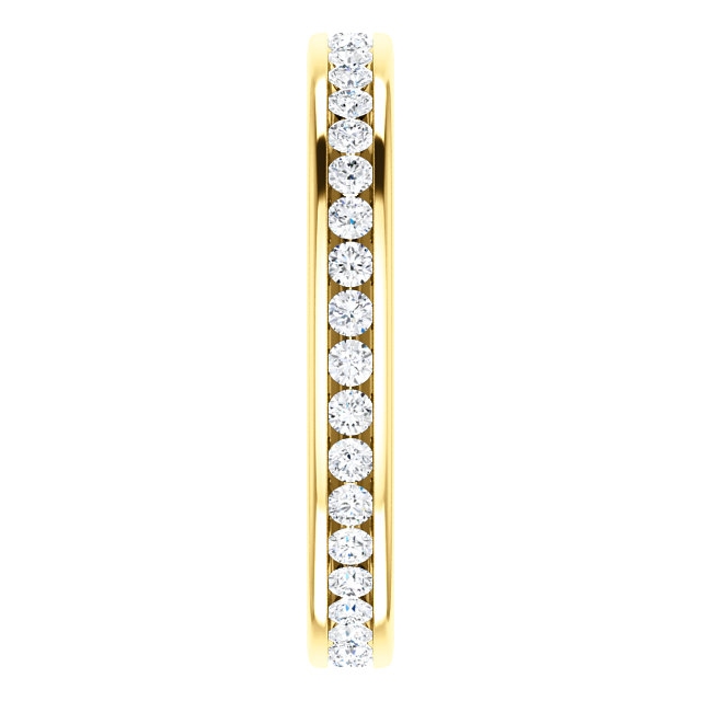 Item # SR128774050 View 4 - 14K Yellow Gold Eternity Band