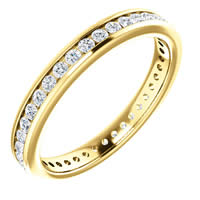 Item # SR128774050 - 14K Yellow Gold Eternity Band