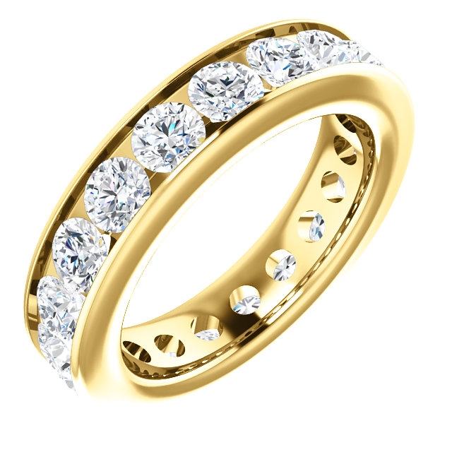 SR128774285E 18K yellow Gold Eternity Band