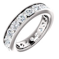 Item # SR128774285PP - Platinum Eternity Band