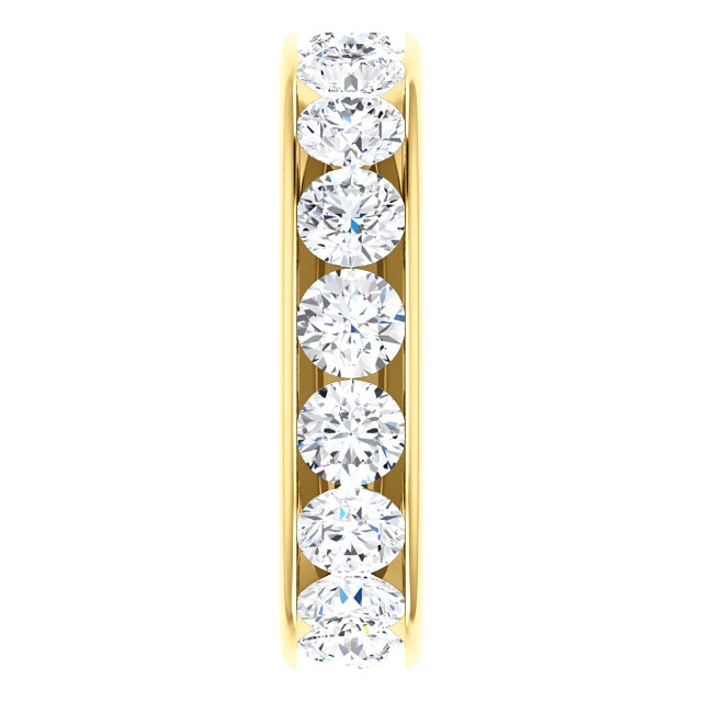 Item # SR128774450 View 4 - 14K Yellow Gold Eternity Band