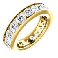 Item # SR128774450E - Eternity Band 18K Yellow Gold