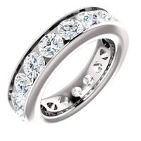 Item # SR128774450PP - Platinum Eternity Band. 4.5CT