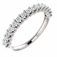 Item # SR128858050PP - Platinum Eternal-Love Anniversary Ring. 0.50CT