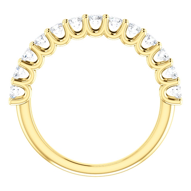 Item # SR128858075 View 2 - Eternal_love Gold Anniversary Ring. 0.75CT