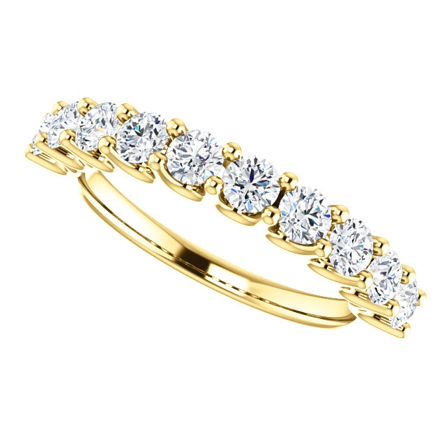 Item # SR128858100 View 5 - 14K Gold Eternal-Love Anniversary Ring. 1.0CT