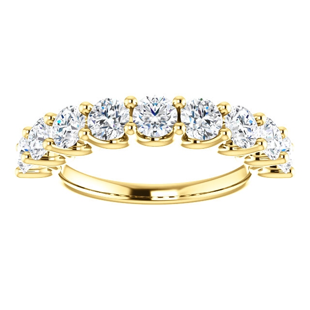Item # SR128858175E View 3 - 18K Gold Eternal- Love Anniversary Ring. 1.75CT