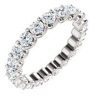 Item # SR128869210WE - 18K Eternal-Love Diamond Eternity Band. 2.10CT.