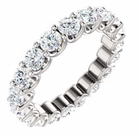 Item # SR128869290PP - Platinum Eternal-Love Eternity Band. 2.90CT