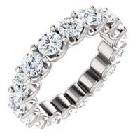 Item # SR128869350PP - Eternal-Love Eternity Band in Platinum. 3.50CT