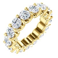 Item # SR128869525E - 18K Eternal-Love Eternity Band. 5.25CT