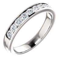 Item # SR9128811PP - Platinum Diamond Wedding Band