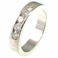 Item # ST10881PP - Platinum Diamond Anniversary Ring