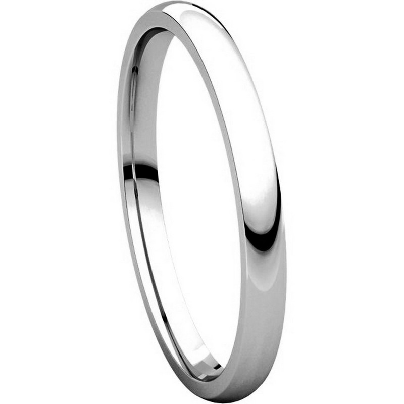 Item # U123781PD View 5 - Palladium 2mm Comfort Fit Plain Wedding Ring