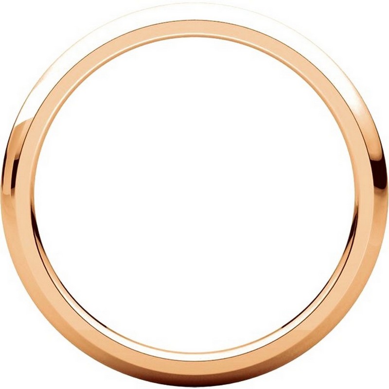 Item # UH123782R View 2 - 14K Rose Gold 2mm Heavy Comfort Fit Plain Wedding Band