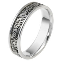 Item # V11473WE - 18K Verona Lace Wedding Band