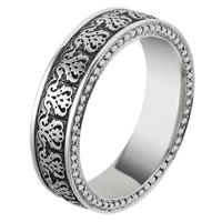 Item # V11476W - 14K Verona Lace Eternity Ring