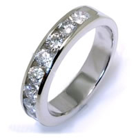 Item # W2150075PP - Platinum Diamond Anniversary Band