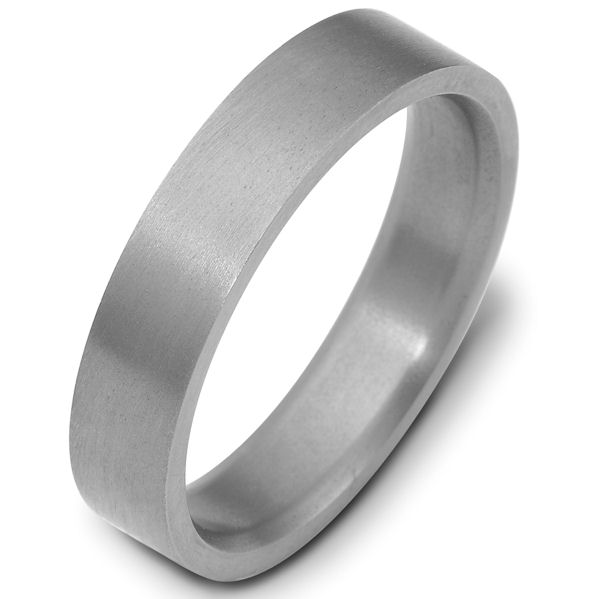 X114751TI Titanium 5mm Wide Comfort Fit Wedding Band