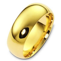 Item # XH123831E - 18K Wedding Ring Comfort Fit