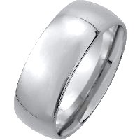 Item # XM116837PP - Platinum Medium Weight 7mm Comfort Fit Wedding Band
