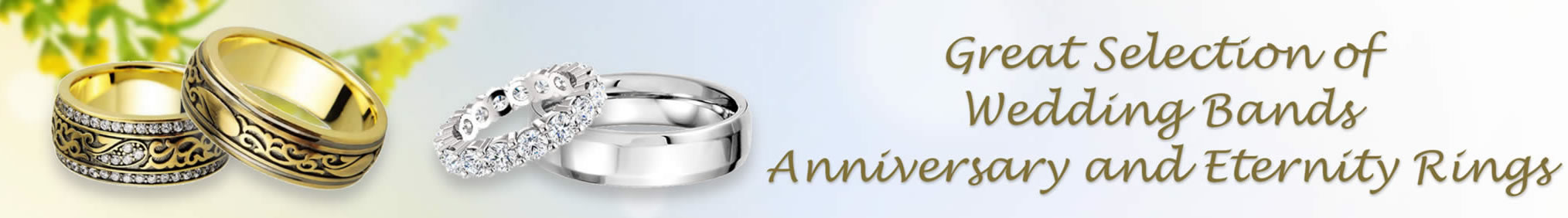 Great Selection of Wedding Bands Anniversary and Eternity Rings