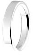 3.5mm European Style Comfort Fit Wedding Band