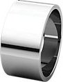 10mm Flat Pipe Cut Wedding Bands