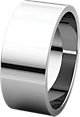 8mm Flat Pipe Cut Wedding Bands