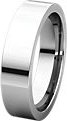 5mm Flat comfort Fit Wedding Bands