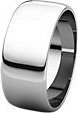 8mm wide Wedding Band