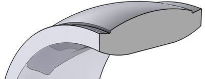 Comfort Fit Wedding Bands With Edge Cross Section