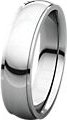 5mm ComfortFit Wedding Bands With Edge