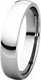 4mm Comfort Fit Wedding Bands