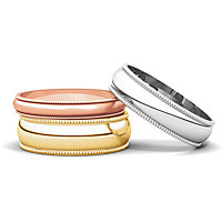 Milgrain Wedding Bands