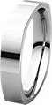 4mm Square Comfort Fit Wedding Bands