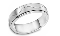 Modern wedding bands