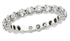 platinum eternity bands image