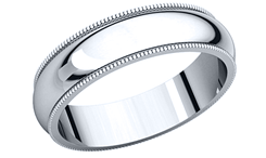 Plain Wedding Bands and Plain Wedding Rings by WeddingBands.com