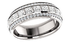 Diamond wedding rings