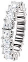 3.40CT Diamond Eternity Band Asher Cut