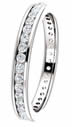 0.50CT Diamond Eternity Band Channel Set